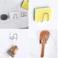thumbnail image 5 of Color plateado: Juego de 2 portaesponjas autoadhesivos para cocina, Montaje sin perforaciones, Acero inoxidable, Resistente al óxido y al agua, 5 of 5