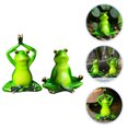 thumbnail image 2 of 2Pcs Simulation Frog Sculpture Garden Sculpture Decorative Frog Outdoor Frog Decoration, 2 of 5