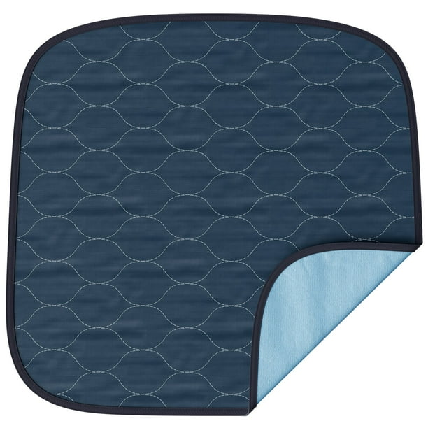 Waterproof Seat Protector 17.7 x 17.7 Blue Absorbent Seat Covers