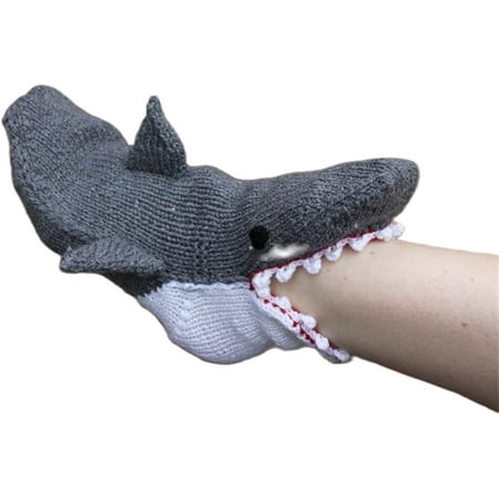 

Knitted Crocodile Socks 3D Animal Socks Novelty Knitting Pattern Shark Fish Socks Fun Christmas Gift to Kids Adults