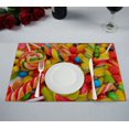 thumbnail image 1 of EREHome Set de 2 Sets de Table Bonbons Délicieux 12x18 Pouces, 1 of 1