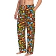 thumbnail image 2 of Xecao Cute Beach Dolphin Men's Straight Lounge Pajama Pants: The Ultimate in Comfortable Sleepwear, 2 of 9