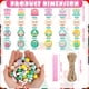 thumbnail image 4 of Guirnalda con forma de cascanueces Wood Beads Cinnvoice, 240 unidades, para Navidad, 4 of 6