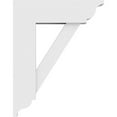 thumbnail image 3 of 3"W x 14"D x 18"H Standard Traditional Architectural Grade PVC Bracket with Traditional Ends, 3 of 11