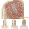 thumbnail image 4 of SEGO Clip in Hair Extensions Human Hair Toppers 100% Real Human Hair Topper for Thinning/Loss Hair Natural Black Hair Pieces, 4 of 9