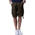 thumbnail image 1 of Matchstick Shorts Cargo Décontractés en Coton à Multiples Poches pour Hommes, 1 of 6