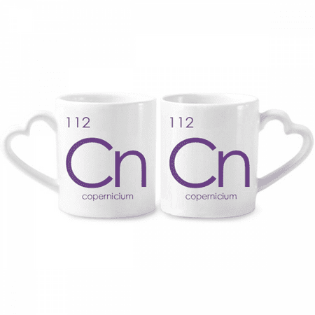 

Chestry Elements Period Table Transition Metals Copernicium Cn Couple Porcelain Mug Set Cerac Lover Cup Heart Handle