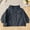 Black, variant on Kids Boys Girls Windbreaker Waterproof Jacket Casual Hooded Long Sleeve Solid Color Zip Up Oversized Raincoat Fall Winter Warm Outdoor Hiking Fall Winter Coat