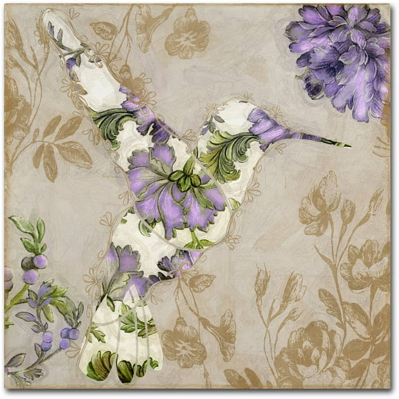 Trademark Fine Art "Winged Tapestry IV" Canvas Art by Color Bakery