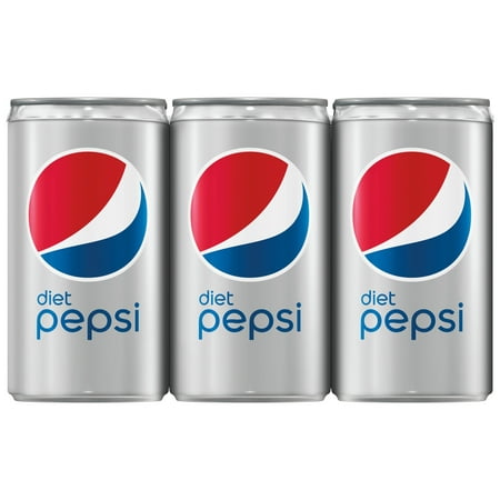 (4 Pack) Diet Pepsi, 7.5 Fl Oz, 6 Count