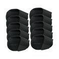 thumbnail image 2 of 10 Pieces Golf Iron Headcovers PU Iron Protective Headcover Golf Head Covers L Size Black, 2 of 8
