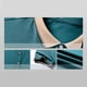 thumbnail image 5 of Camisa de manga corta para hombre, camisas de moda informales con solapa que absorben el sudor, camiseta para hombre Verde Claro 3XL, 5 of 9