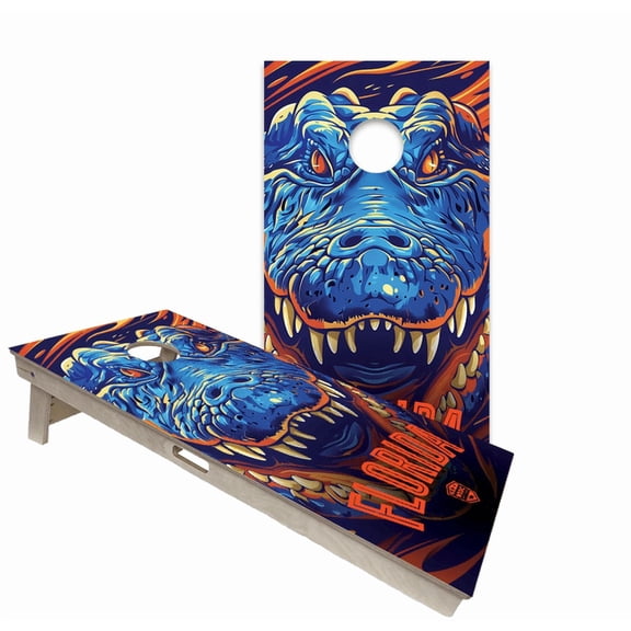 Skip's Garage | Florida Backyard 2x4 Cornhole Board Set with Bags