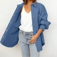thumbnail image 7 of Lindreshi Cardigan Sweaters for Women Lightweight Fashion Women Turn Down Collar Long Sleeve Casual Coat Cardigan Blouse, 7 of 7