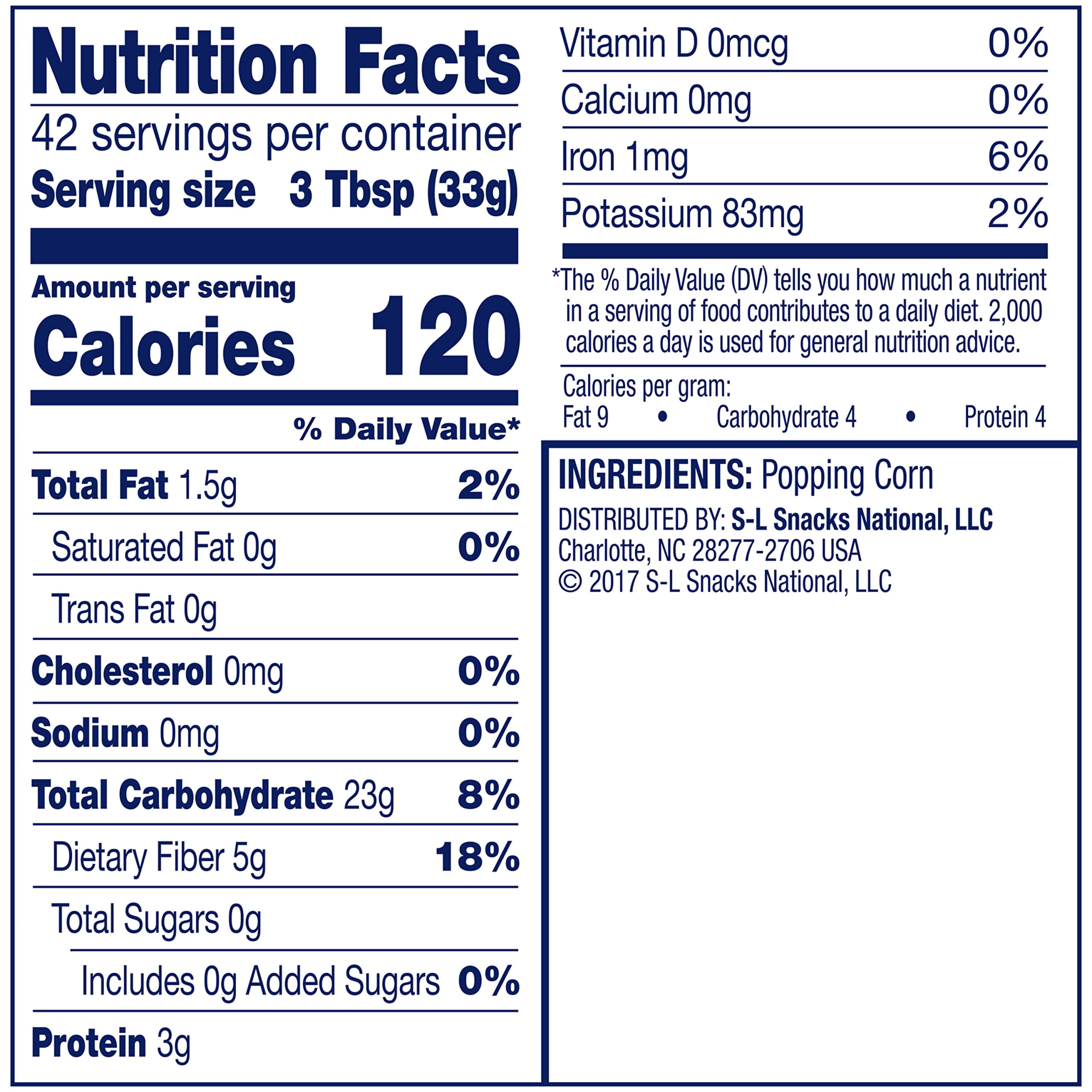 Pop Secret Jumbo Popcorn MFF30 Kernels, 50 Oz Jar