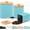 Turquoise, variant on Kitchen Canisters for Countertop Set of 3 Metal Canisters Sets with Bamboo Lids Spoon Airtight High Capacity Coffee Tea Sugar Flour Jars with DIY Labels Farmhouse Food Storage(Turquoise,L,M,S)
