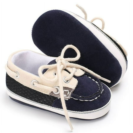 

Baby Boys Soft Sole Boat Shoes Kids Toddler Cotton Canvas Casual Slip-on Shoes