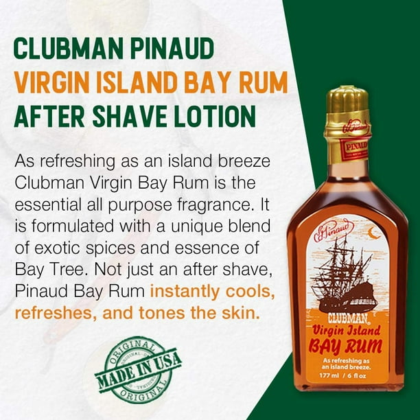 Club Island Virgin Island Bay Rum cologne 6 Oz. Walmart