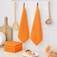 thumbnail image 6 of decorUhome 100% Cotton Terry Kitchen Dish Cloths, Ultra Soft and Absorbent Dish Towels for Kitchen, Perfect for Drying and Washing Dishes, 6 Pack, 12 x 12 Inches, Orange, 6 of 8