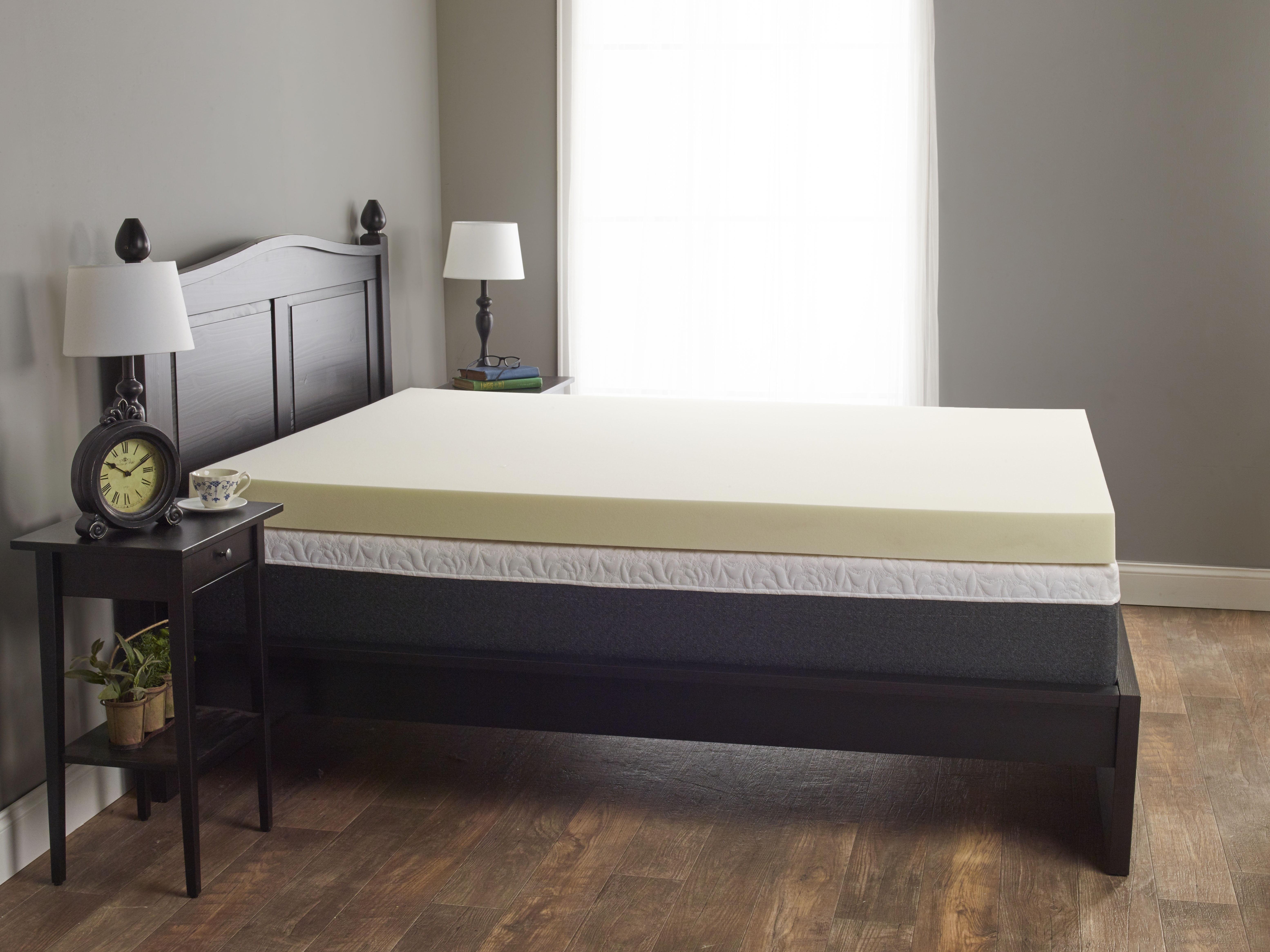 Memory Foam Mattress Topper, Twin, 4 inch, Isotonic