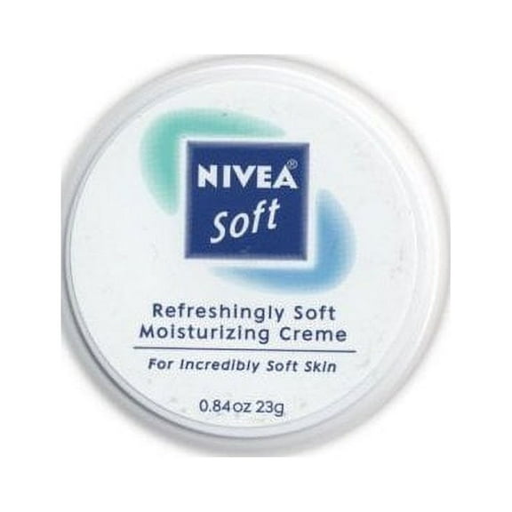 Nivea Soft Refreshingly Soft Moisturizing Cream, .84 oz (2 Pack)