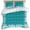 Aque, variant on 3 Piece Coastal Coral Duvet Cover Set Queen Size,Microfiber Comforter/Quilt Cover with Corner Ties and 2 Pillowcases,Sage Green Ocean Marine Nautical Beach All Season Soft Bedding with Zipper Closure