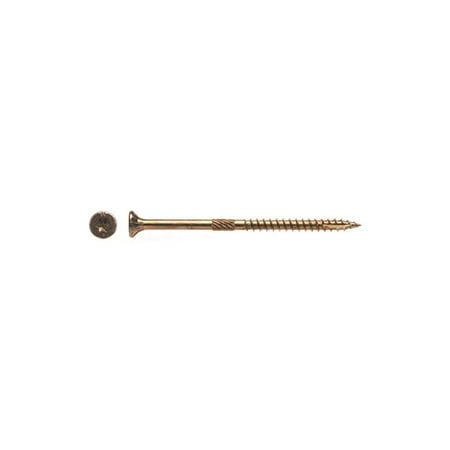 

Big Timber 5015868 No.9 x 3 in. Star Wood Screws Gold Zinc Coated - 1 lbs - Pack of 78
