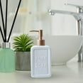 thumbnail image 6 of Empty Hand Soap Dispenser with Pump Durable Reusable Container Ceramic 16oz Pump Bottle for Outdoor Countertop Travel Hotel Kitchen , White, 6 of 7