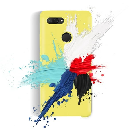 Protective Phone Case Solid Silicone Scrub Feeling Lining Scratch-resistant Anti-fingerprint Oil Proof Full Covered Phone Cover for Xiaomi Mi 8 Lite(Yellow)