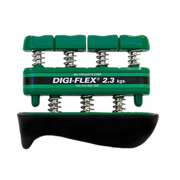 CanDo DigiFlex hand/finger exerciser, 5.0 pounds, green