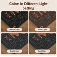 thumbnail image 7 of Design&I 4'x6' Washable Area Rug Snag-Free Skid-Resistant Medium Black Orange Mystical Night and Nature Motifs Enchanting Celestial with Gothic for Home Office, Under Desk, 7 of 7
