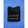 thumbnail image 3 of I Am Thankful For Forgiveness Sweatshirt Women -GoatDeals Designs, Female 4X-Large, 3 of 4