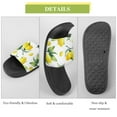 thumbnail image 7 of GZHJMY Stylish Slides for Women Men, Yellow Vintage Lemon Soft Flexible Slip-on Sandals Slippers, 7 of 7