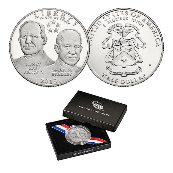 2013 Five Star Generals Half Dollar Uncirculated Coin