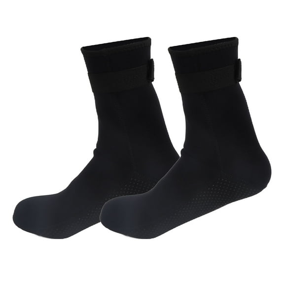Calcetines de buceo de neopreno de 3 mm Calcetines de traje de neopreno de buceo resistentes al deslizamiento elásticos transpirables impermeables para mujeres y hombres M