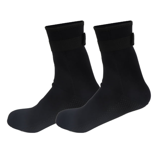 Calcetines de buceo de neopreno de 3 mm Calcetines de traje de neopreno de buceo resistentes al deslizamiento elásticos transpirables impermeables para mujeres y hombres M