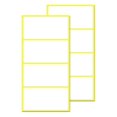 thumbnail image 2 of 200 Pack 4"" X 2"" Labels Stickers For Storage Bins - Matte White, 2 of 4
