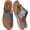 Blue, variant on Wedge Sandals for Women Flip Flops with Massage Footbed Casual Dressy Walking Sandals