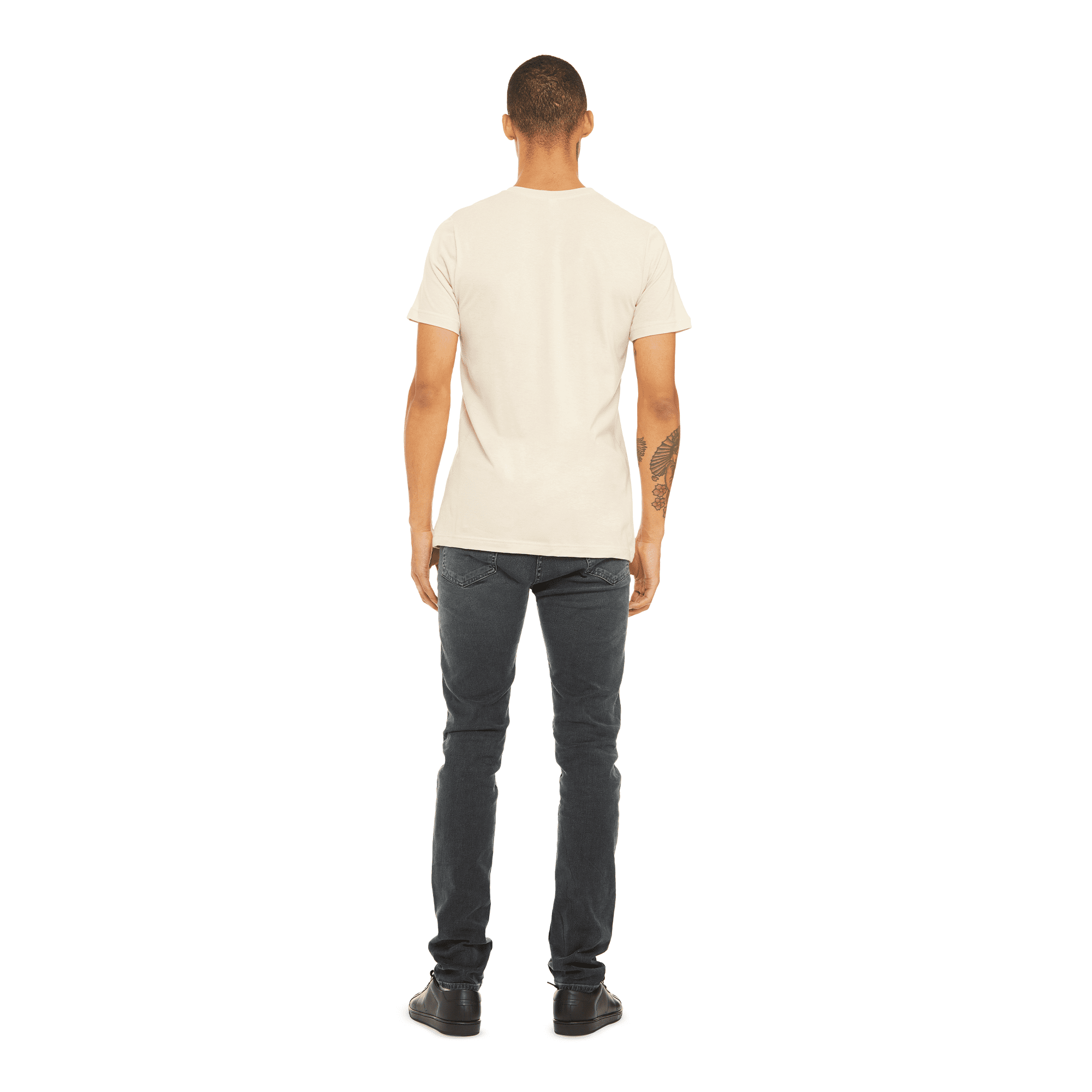 BELLA+CANVAS Adult Unisex Short Sleeve Crew Neck T-Shirt for Crafting, Natural, Xlarge