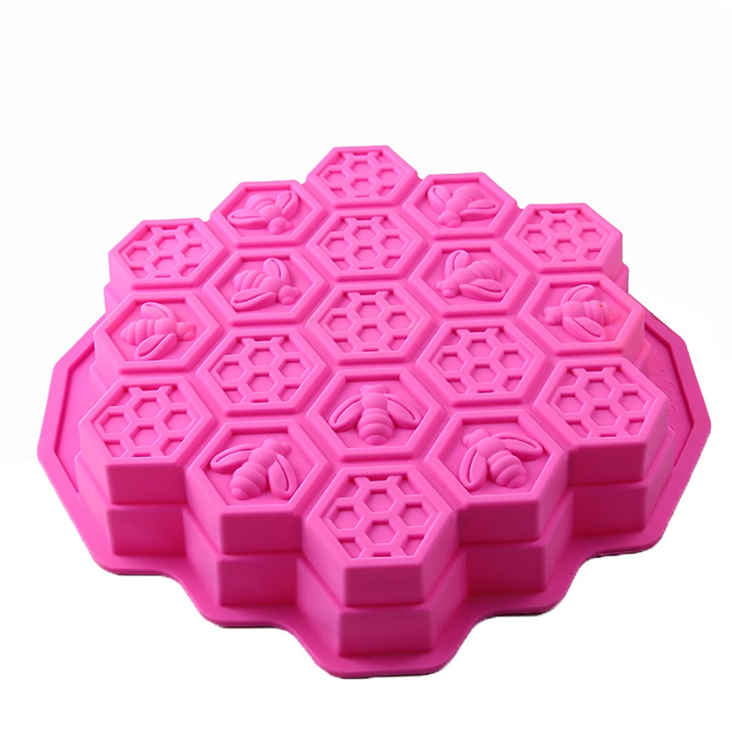 Details about   19 Cell Bee Honeycomb Beehive Silicone Mold Cake Chocolate Soap Candle Mould