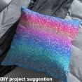 thumbnail image 2 of Manfei Rainbow Galaxy Sewing & Crafting Fabric (2 Yards) for Girls, Glitter Stars Astrology Home Decor Fabric by the Yard, Pink Blue Gradient DIY Fabric, 2 of 6