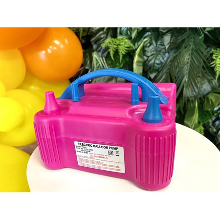 Electric balloon pump, air balloon pump portable, Dual Nozzle Electric Balloon Blower Air Pump Balloons Inflator for Decoration Party, inflates balloons in 3 seconds