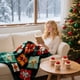 thumbnail image 5 of Ireezec Festive Christmas Flannel Throw Blanket Soft Polyester Bed Blanket for Couch Bedroom Decor Holiday ason Gift, 5 of 7