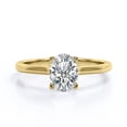 thumbnail image 1 of JeenMata Anillo de Compromiso de Moissanita de Corte Princesa de 1 Quilate - Conjunto Nupcial - Anillo de Doble Halo - Anillo de Racimo - Oro Amarillo de 18 K sobre Plata, 1 of 6