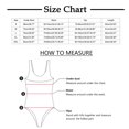 thumbnail image 2 of asddcavvf Bikini Sets for Women 2023 New Swimsuit Printed Matching Ruffle Backless High Waist Pants, 2 of 8