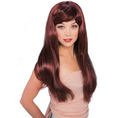 Glamour Wig Reddish Black