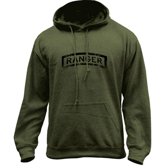 Vintage Army Ranger Badge Subdued Veteran Pullover Hoodie Sweatshirt