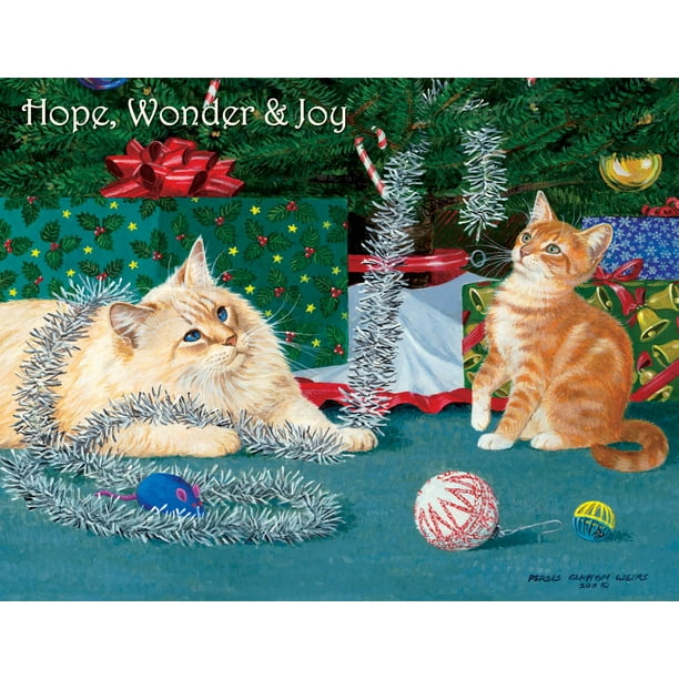 LANG KITTEN CHRISTMAS BOXED CHRISTMAS CARDS