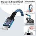 thumbnail image 5 of KIGPOZI USB Wall Charger, 3 Pack Type C Charger with 10FT Type C Cable Cord USB C Charging Cable USB A to Usb C Cable, Android Charger USB Charging Block USB Brick USB Plug Adapter[Blue], 5 of 9