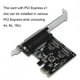 thumbnail image 5 of Ccdes S erounder Tarjeta de expansión PCIE a Paralelo, Adaptador de Puerto Paralelo PCI Express a DB25 LPT con Soporte de Perfil bajo para Windows, para OS X y para Linux, SPP/EPP/ECP ANGGREK Ocean Broad Surfboard Fins, 5 of 7